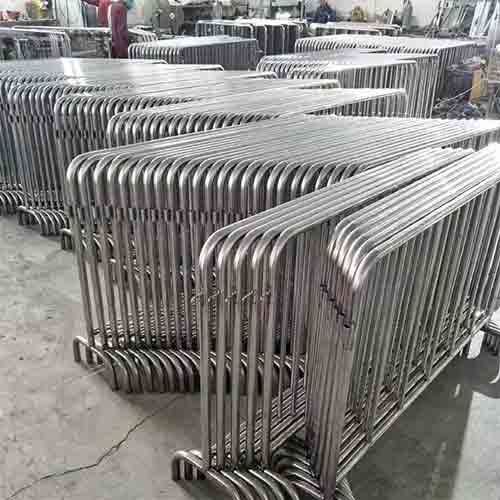 portable fence Galvanization Portable Durable French Barriers Crowd Control Barricades For Sale