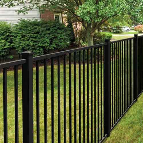 High Quality Fence Supplier Design Outdoor No Dig Yard Aluminum Garden Fence Panels for Sale