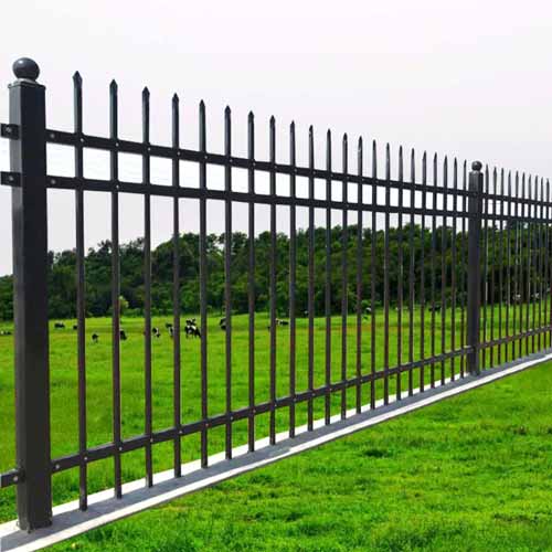 Factory Direct Custom Outdoor Garden Metal Fence Zinc Steel Fencing For Garden/Home