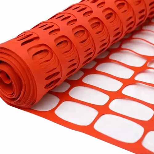 Factory supply HDPE orange plastic safety fence for construction safety warning fence net